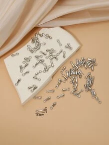 Phụ kiện trang sức DIY 100 cái - Bạc - Xem 3