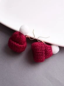 Hat Drop Earrings - Multicolor - View 2