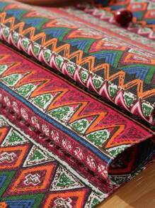 1 件簡約風格家居節日裝飾桌旗 - 彩色 - 查看 4