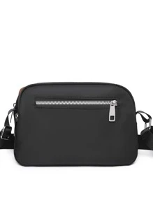 Túi vuông tối giản có túi Túi đi học quyến rũ dành cho sinh viên mới tốt nghiệp, cô gái tuổi teen, sinh viên năm nhất, sinh viên năm hai, trung học cơ sở và trung học phổ thông, đại học và trung học phổ thông, hoàn hảo cho hoạt động ngoài trời, du lịch và quay lại trường học - màu đen - Xem 3