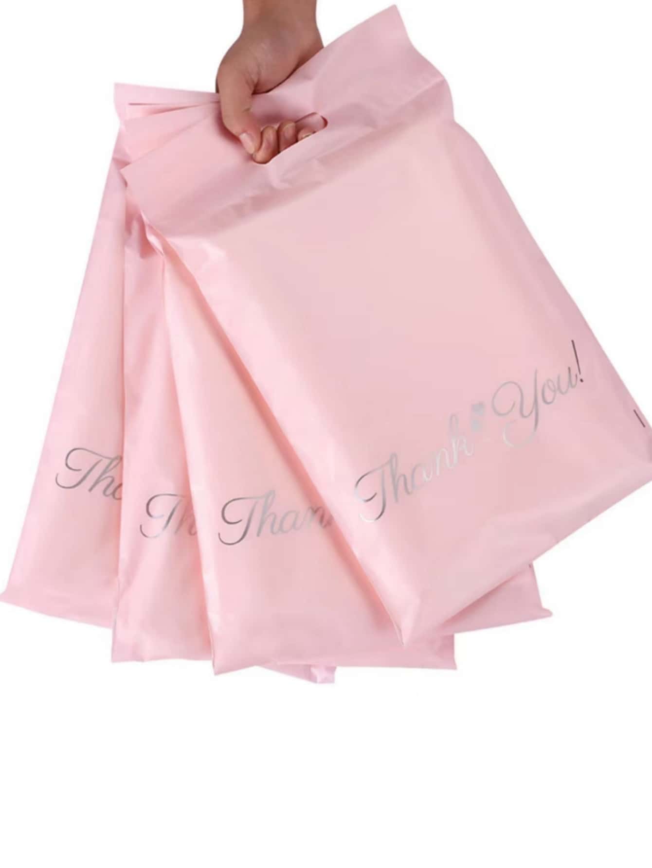 5pcs Plain Bubble Mailer - Pink - View 1