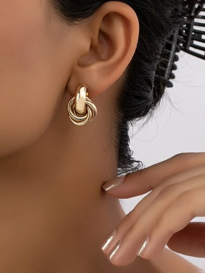 Circle Drop Earrings