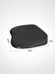 Memory Foam Car Seat Pad Cushion For Driving - Black - View 3