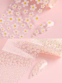 FULL BEAUTY 1box Daisy Pattern Nail Art Transfer Foil - Multicolor - View 4