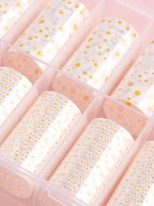 FULL BEAUTY 1box Daisy Pattern Nail Art Transfer Foil - Multicolor - View 5