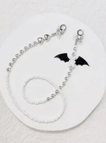 Chuỗi trang trí mặt đính cườm Bat Decor - Nhiều màu - Xem 3