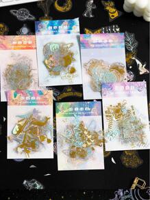 50개 물고기 무늬 스티커 - 멀티컬러 - 보기 2