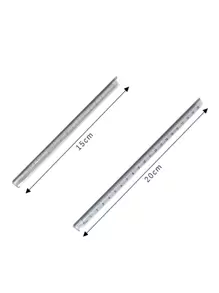 1pc Clear Ruler Back To School