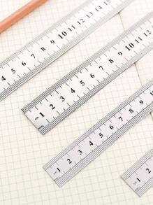 1把不锈钢尺，尺子 - 彩色 - 查看 3