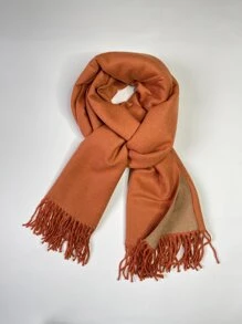 Pañuelo ribete con fleco - Multicolor - Ver 2