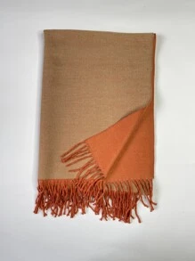 Pañuelo ribete con fleco - Multicolor - Ver 5