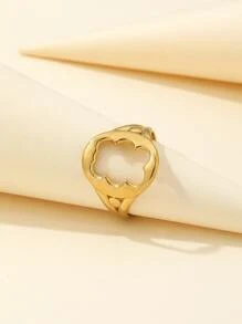 Anillo con abertura - Amarillo Oro - Ver 1