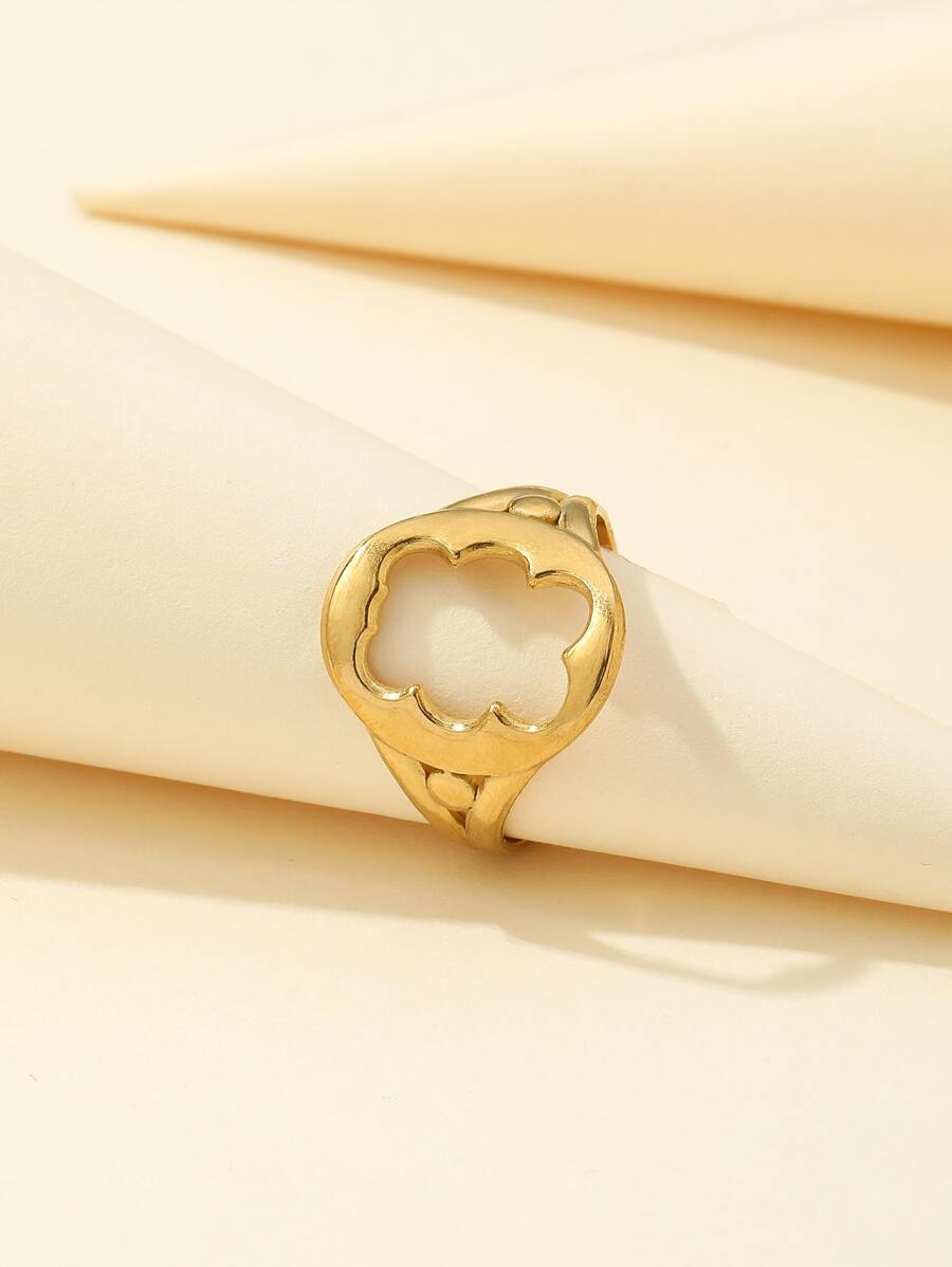 Anillo con abertura - Amarillo Oro - Ver 1