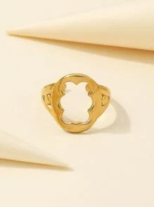 Anillo con abertura - Amarillo Oro - Ver 4