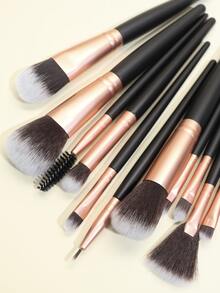 11pcs Makeup Brush Set,Brush Set,Makeup Brush Kit,Make Up Brush Set,Make Up Set Complete,Makeup Brush Set,Complete Makeup Kit,Brush Kit,Brushes Makeup Set,Makeup Gift Set,Set - Black - View 3