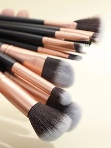 11pcs Makeup Brush Set,Brush Set,Makeup Brush Kit,Make Up Brush Set,Make Up Set Complete,Makeup Brush Set,Complete Makeup Kit,Brush Kit,Brushes Makeup Set,Makeup Gift Set,Set - Black - View 4