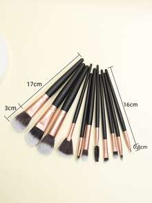 11pcs Makeup Brush Set,Brush Set,Makeup Brush Kit,Make Up Brush Set,Make Up Set Complete,Makeup Brush Set,Complete Makeup Kit,Brush Kit,Brushes Makeup Set,Makeup Gift Set,Set - Black - View 6