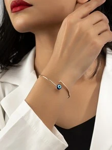 Eye Decor Cuff Bangle