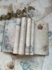 1 pieza Cuaderno con patrón geométrico - Multicolor - Ver 2