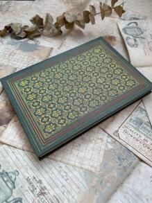 1 pieza Cuaderno con patrón geométrico - Multicolor - Ver 4