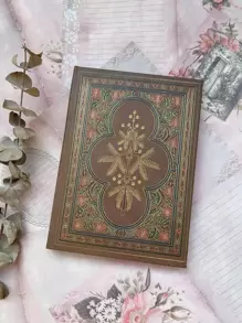 1pc Flower Pattern Notebook - Multicolor - View 1