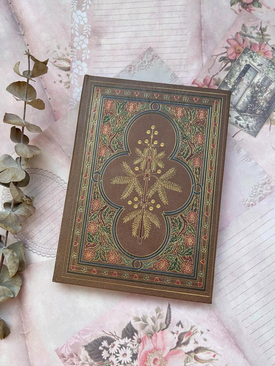 1pc Flower Pattern Notebook - Multicolor - View 1