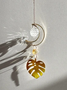 1入組水晶裝飾掛飾 - 金色 - 查看 2