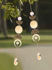 1pc Bead Decor Wall Hanging - Gold - View 1