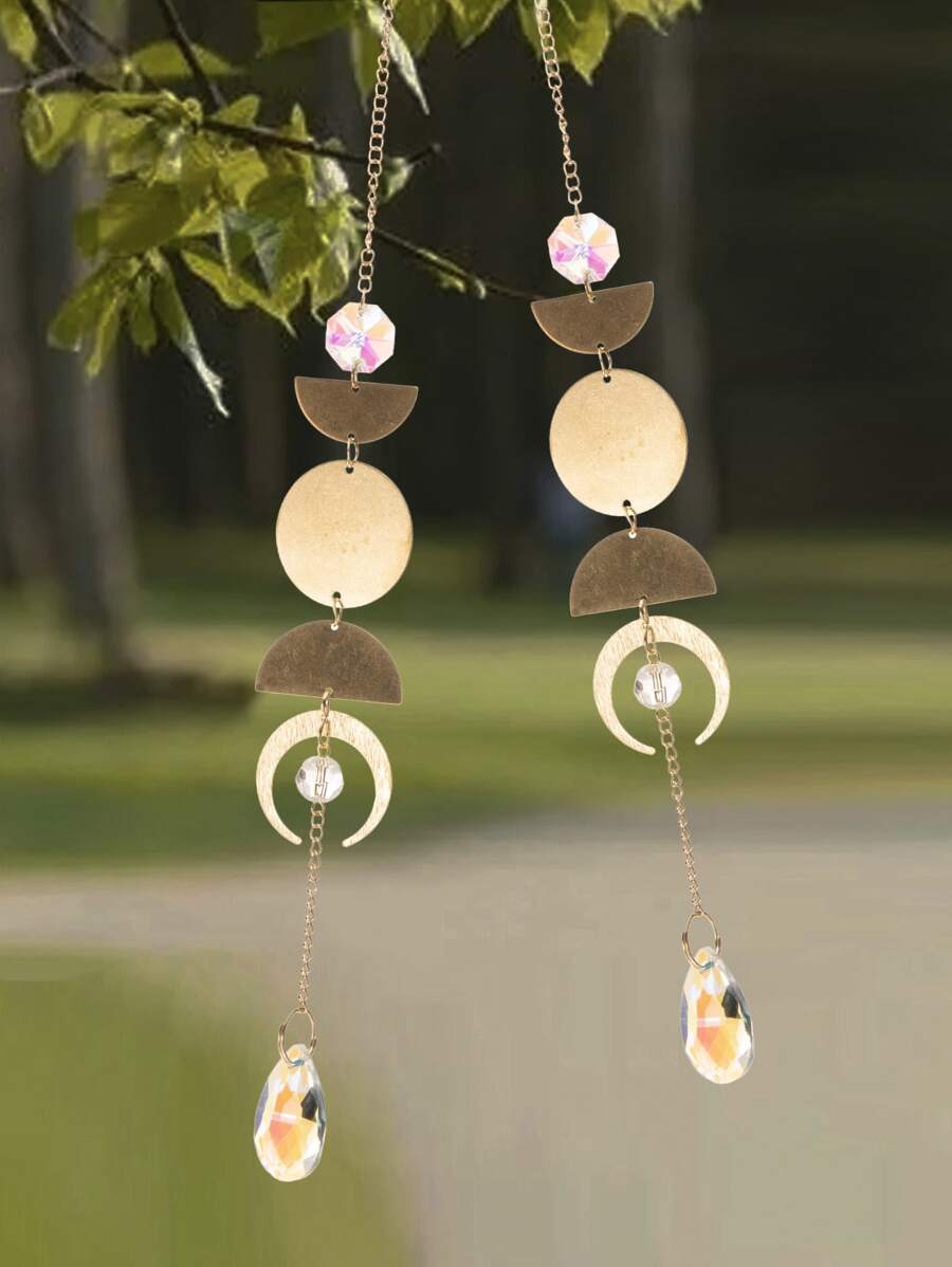 1pc Bead Decor Wall Hanging - Gold - View 1