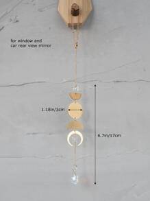 1pc Bead Decor Wall Hanging - Gold - View 3