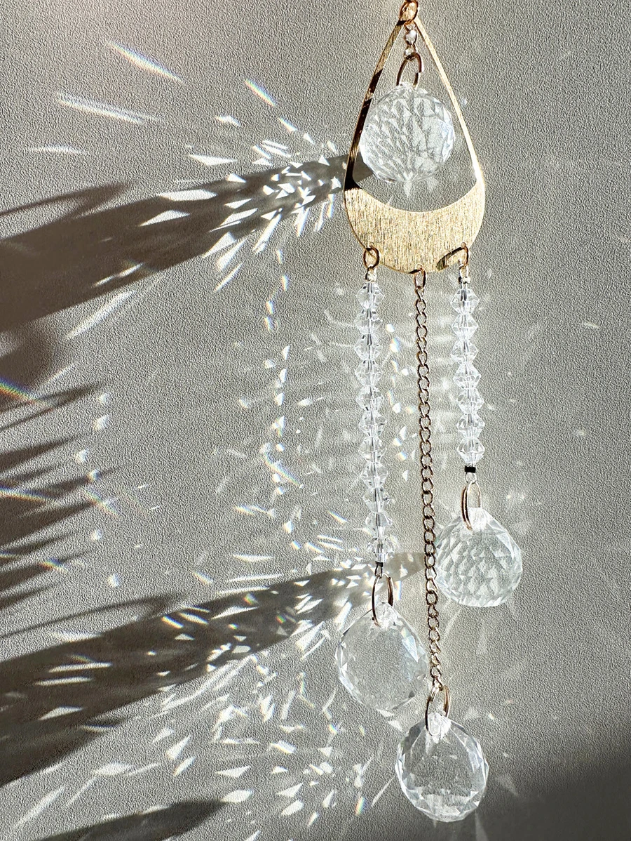 1pc Water Drop Decor Wall Hanging - Multicolor - View 1