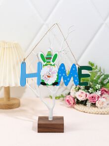 1pc Letter Design Wall Hanging - Multicolor - View 1