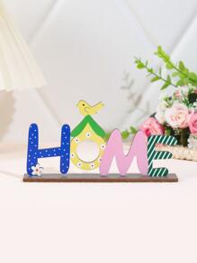 1 pieza Decoración con diseño de letra