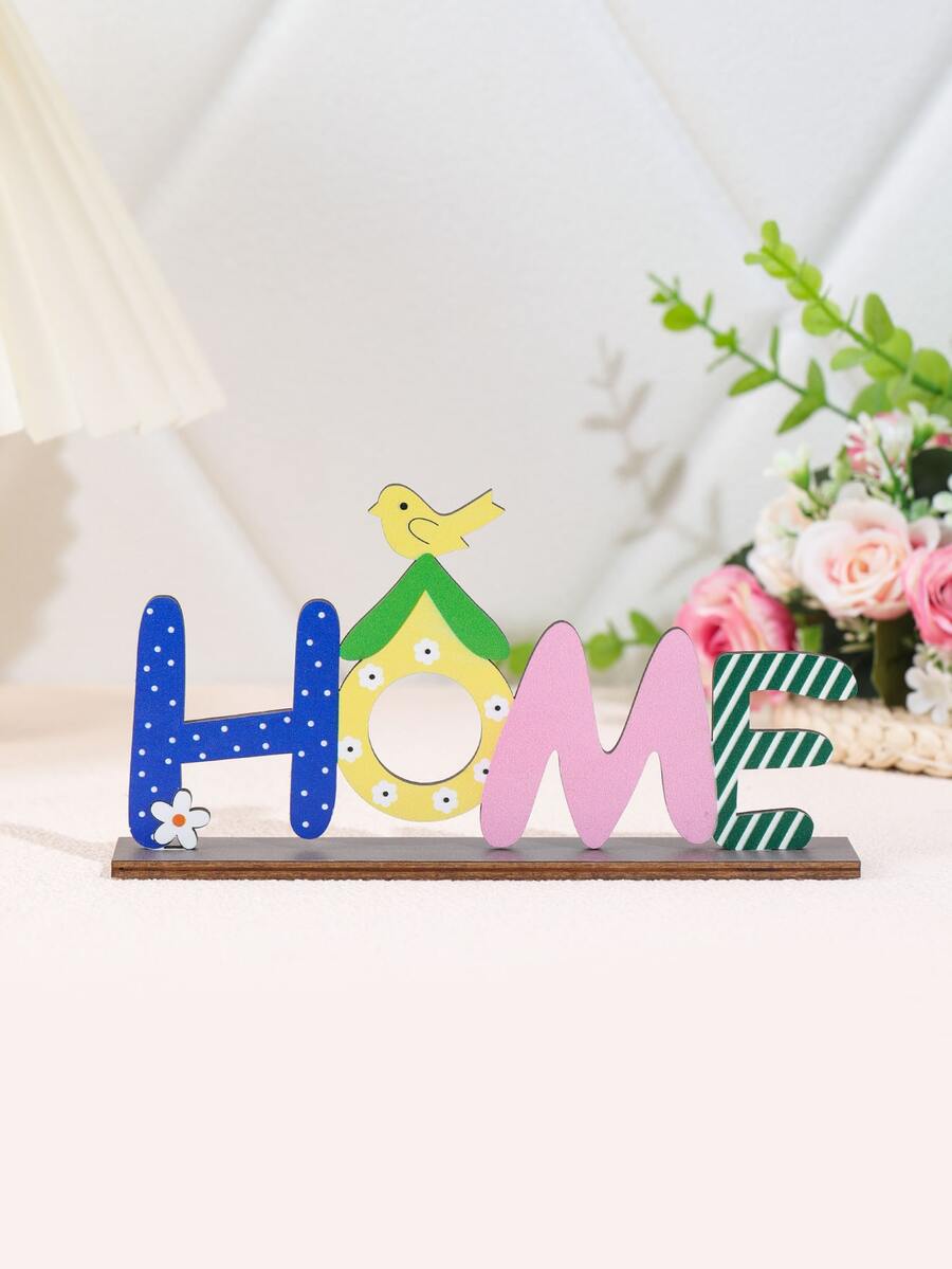 1 pieza Decoración con diseño de letra