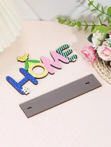 1 pieza Decoración con diseño de letra