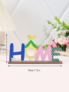 1 pieza Decoración con diseño de letra