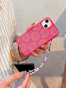 螺旋印花手機殼附帶繩子 - 彩色 - 查看 2