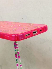 螺旋印花手機殼附帶繩子 - 彩色 - 查看 4