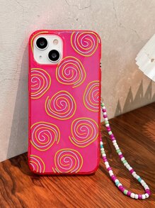 螺旋印花手機殼附帶繩子 - 彩色 - 查看 5