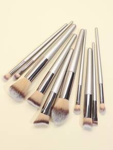 10pcs Makeup Brush Set,Brush Set,Makeup Brush Kit,Make Up Brush Set,Make Up Set Complete,Makeup Brush Set,Complete Makeup Kit,Brush Kit,Brushes Makeup Set,Makeup Gift Set,Set - Champagne - View 6