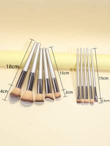 10pcs Makeup Brush Set,Brush Set,Makeup Brush Kit,Make Up Brush Set,Make Up Set Complete,Makeup Brush Set,Complete Makeup Kit,Brush Kit,Brushes Makeup Set,Makeup Gift Set,Set - Champagne - View 7