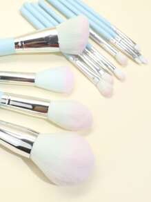 12pcs Makeup Brush Set,Brush Set,Makeup Brush Kit,Make Up Brush Set,Make Up Set Complete,Makeup Brush Set,Complete Makeup Kit,Brush Kit,Brushes Makeup Set,Makeup Gift Set - Blue - View 7