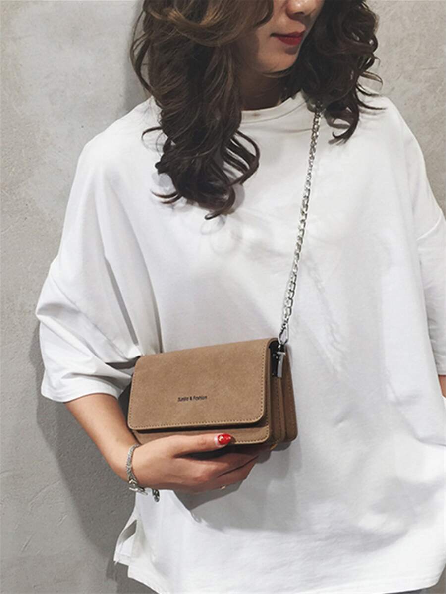 CHERIMATE Premium Texture Small Bag, New Multi-Layer Chain Square Bag, High-End Versatile Shoulder Crossbody Women's Bag