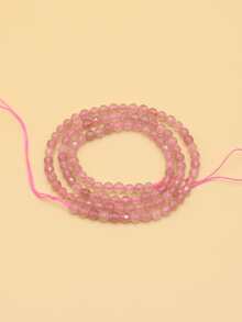 1 hebra Accesorio de joya DIY cuenta - Rosa vieja - Ver 4