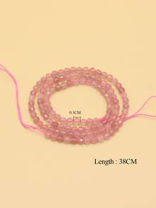 1 hebra Accesorio de joya DIY cuenta - Rosa vieja - Ver 5