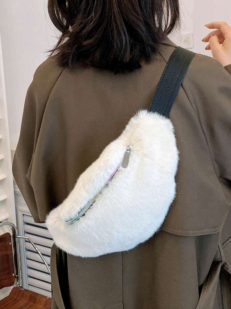 Fluffy fanny pack store