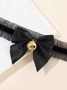 Bell & Bow Decor Choker - Multicolor - View 4