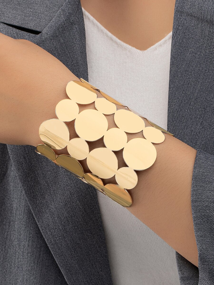 Trang trí vòng Cuff Bangle - Vàng - Xem 1