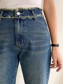 FRIFUL Women's Straight Leg Jeans - Dark Wash - View 6