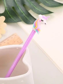 1入組獨角獸裝飾隨機中性筆 - 彩色 - 查看 3